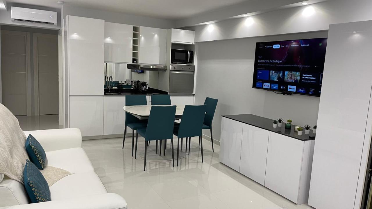 Cannes Pointe Croisette : Superbe Logement Vue Mer מראה חיצוני תמונה
